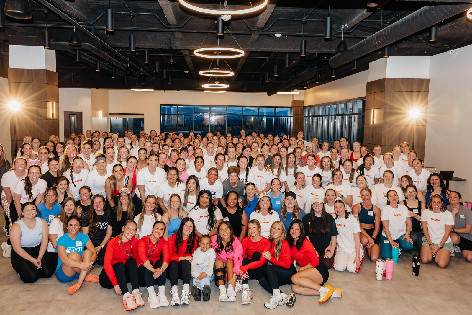 More than two hundred Mamele members gathered together at an in-person event.