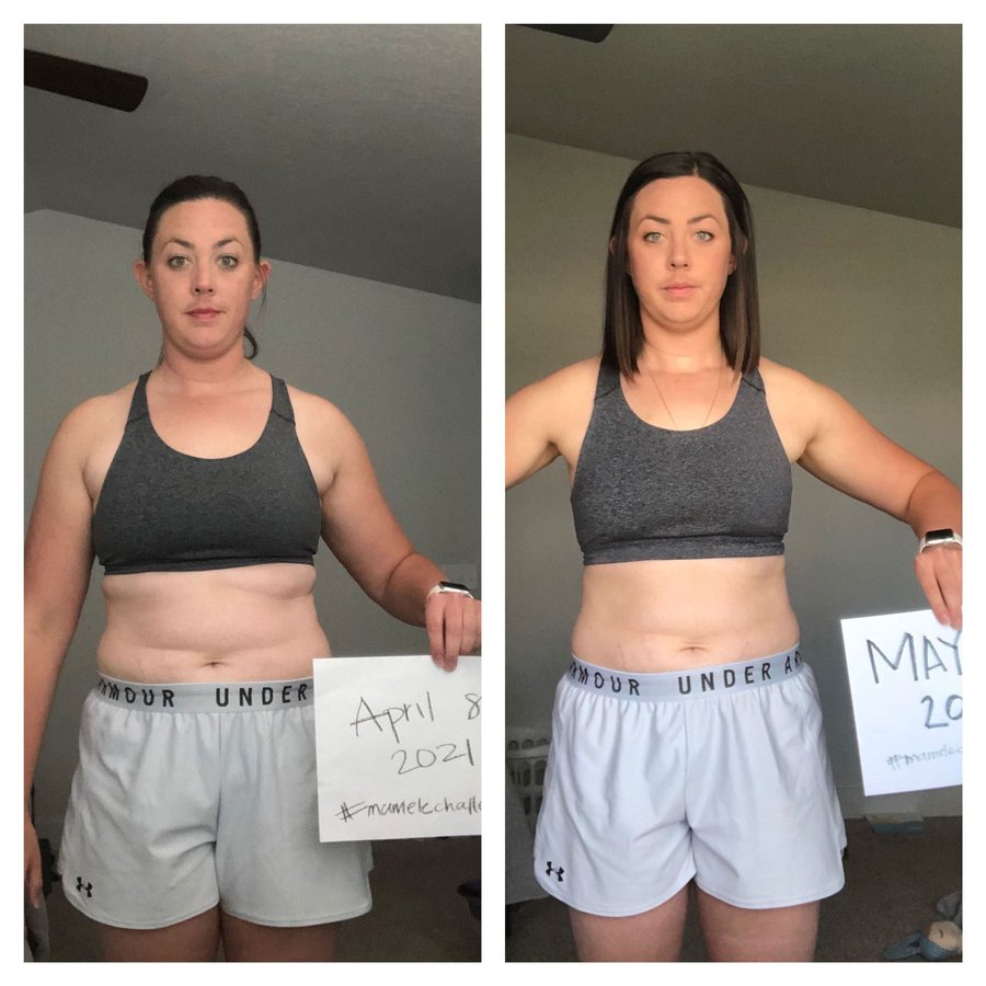 Ellary Hendrickson’s before and after photos, shared with permission.