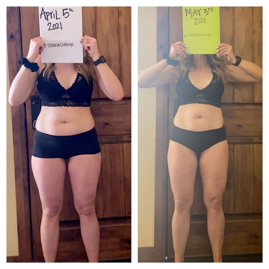 Marie Walker’s before and after photos, shared with permission.