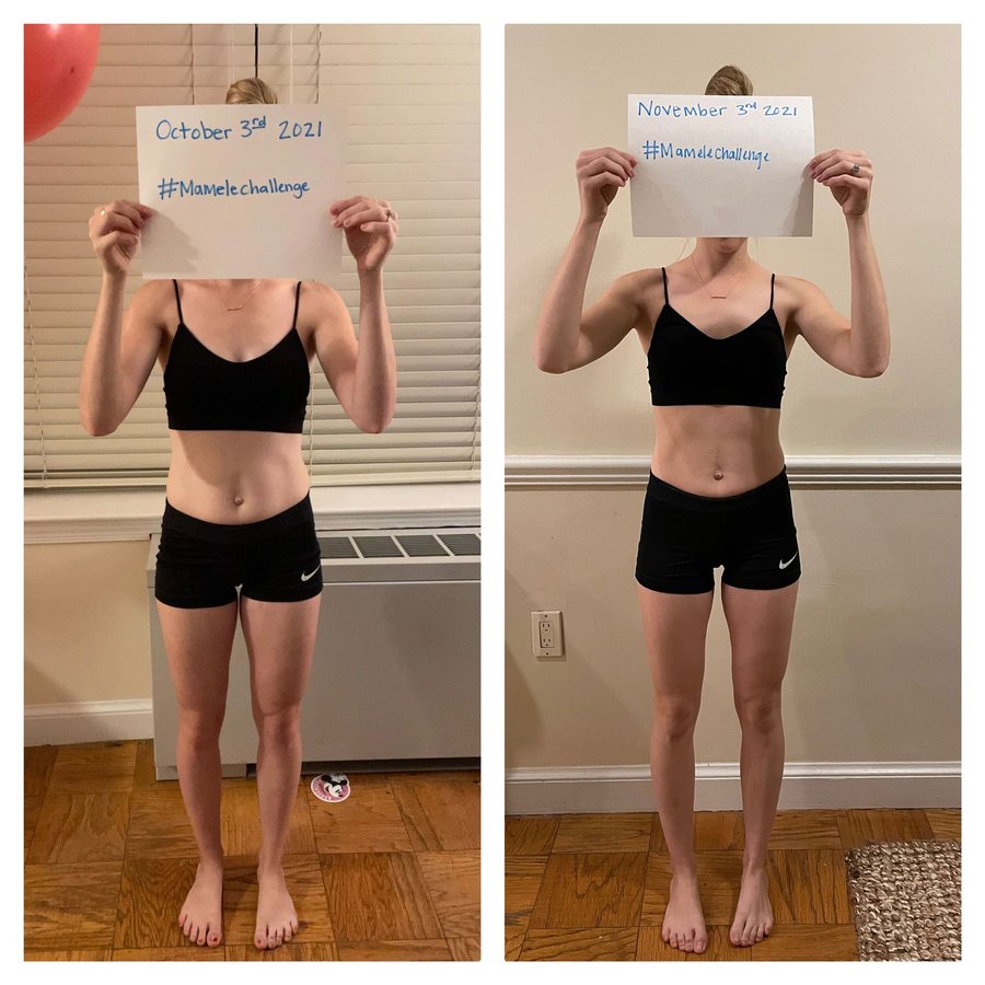 McKenna Neuhaus’s before and after photos, shared with permission.